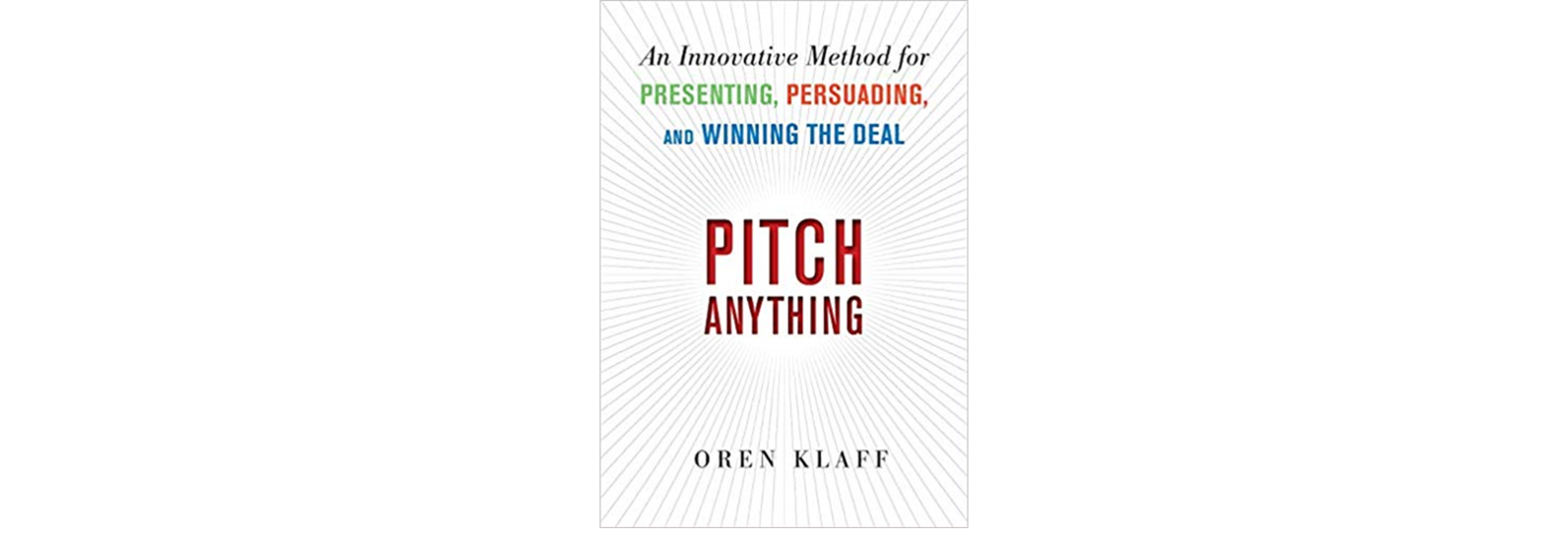 Pitch Anything book cover