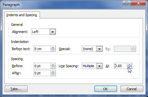 Leading - Paragraph