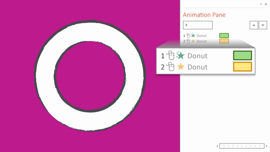 Wheel animation in PowerPoint