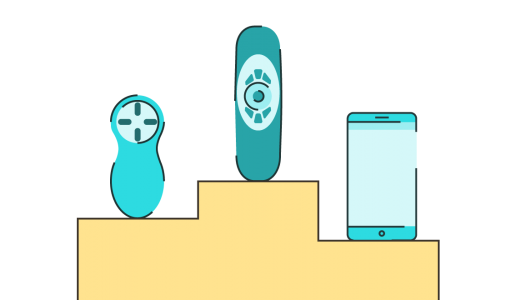 presentation remote with air mouse