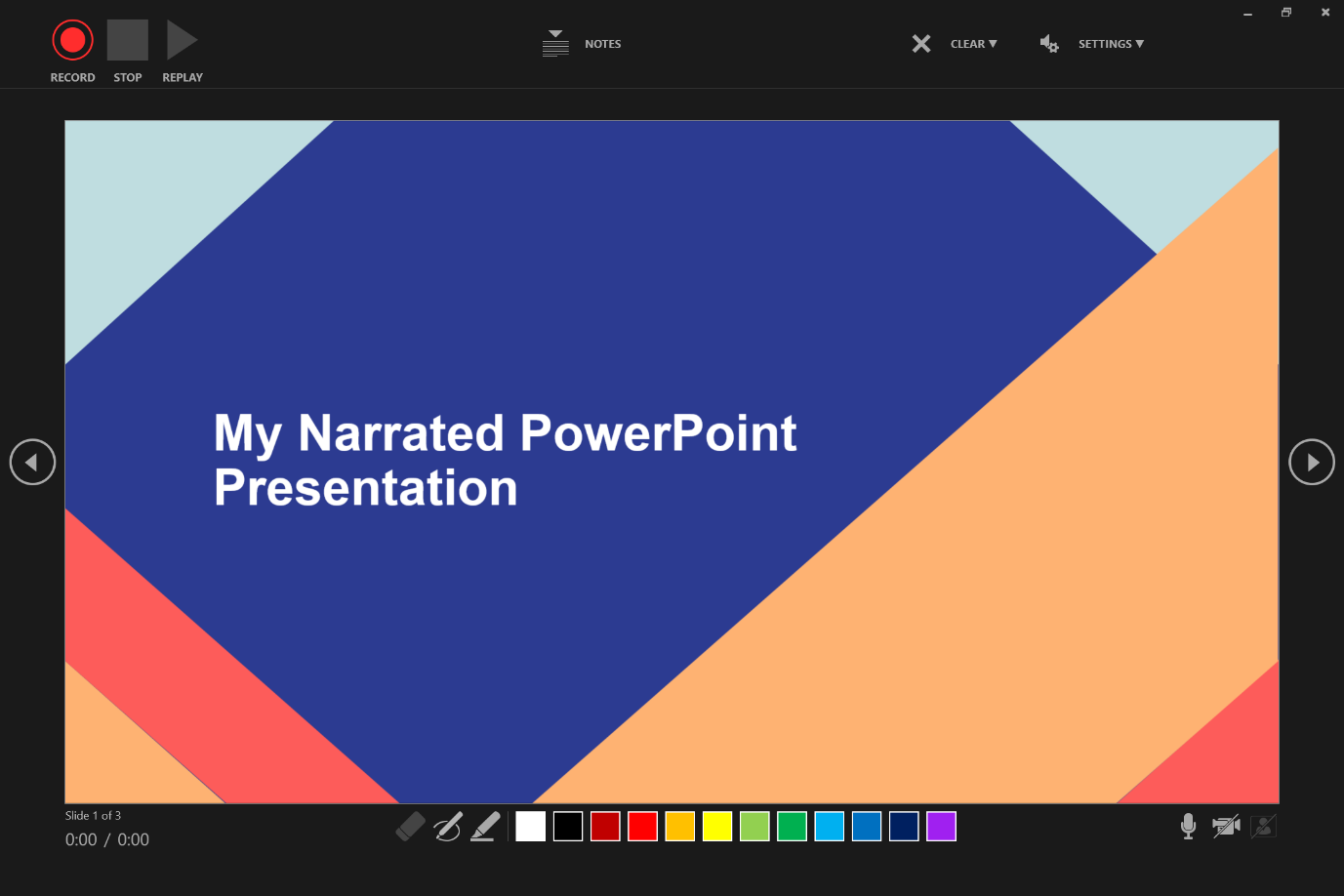recording narration in powerpoint