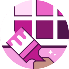 Custom colour palette