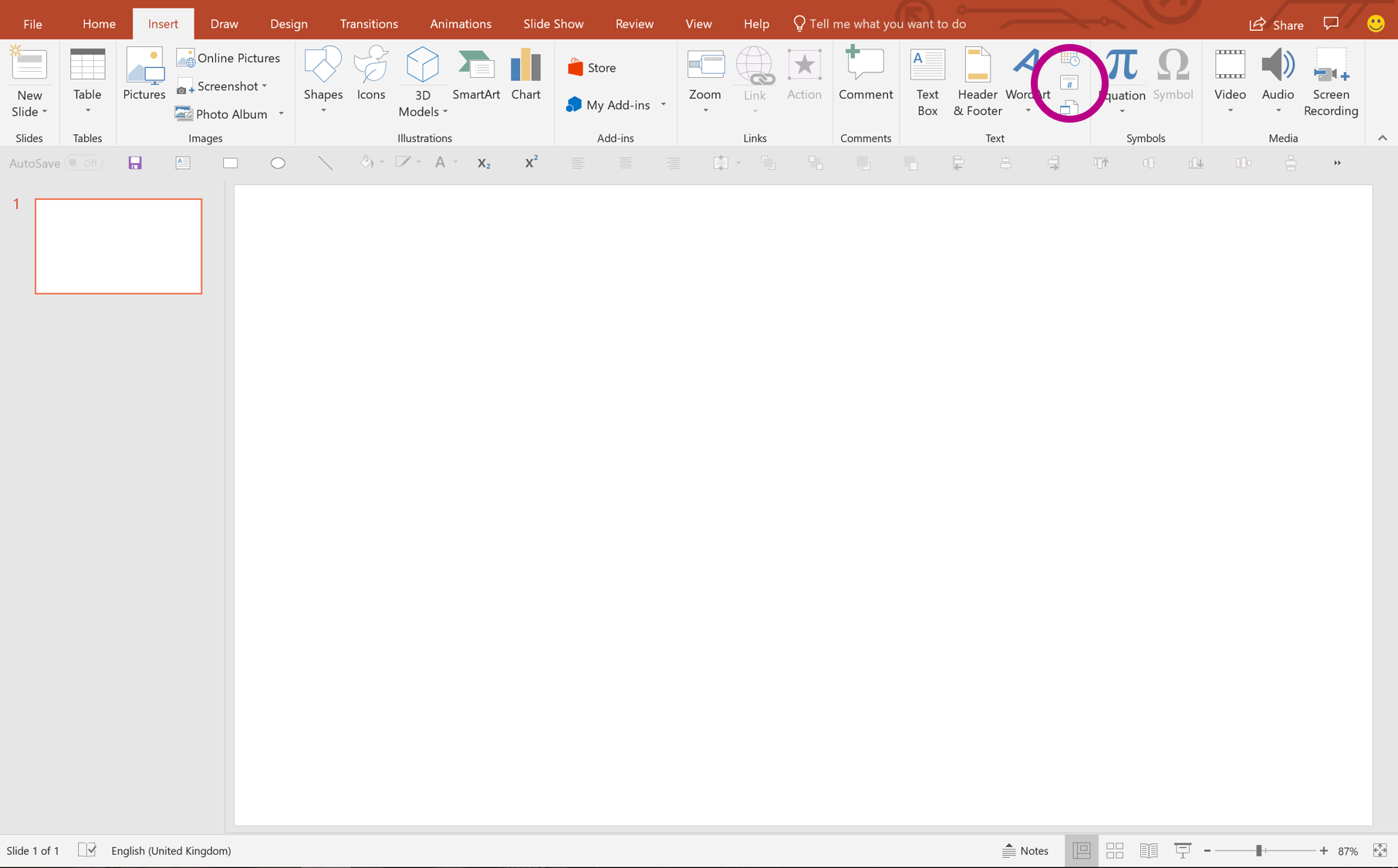 add slide numbers in powerpoint