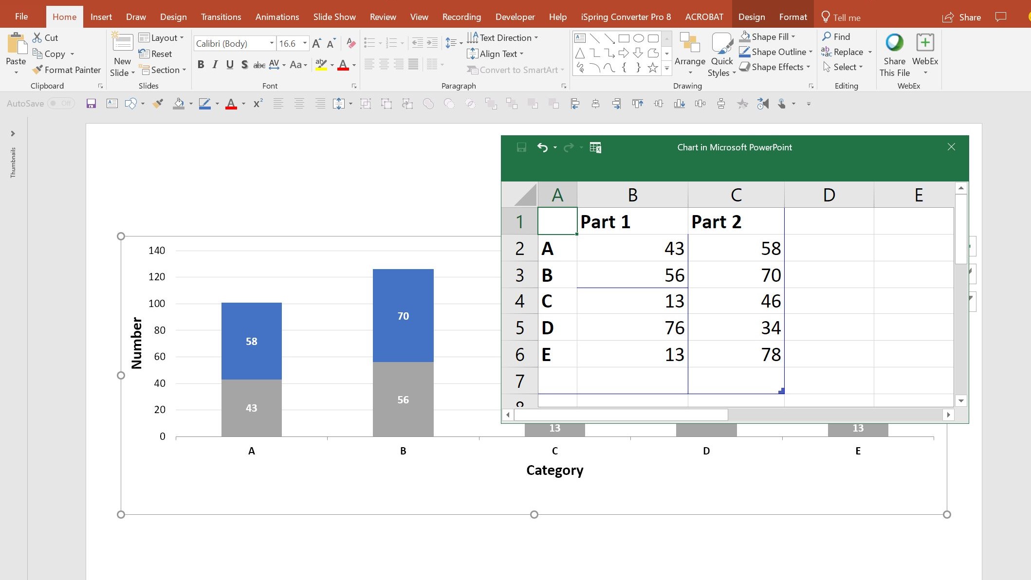 Excel Stacked Bar Chart Total