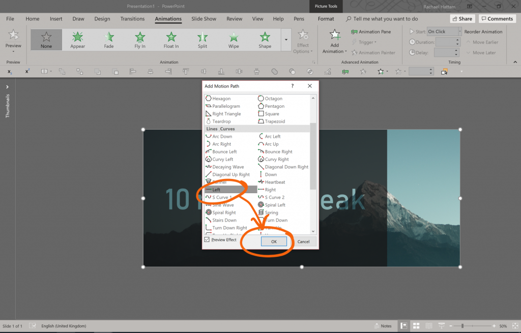 Masking effects in PowerPoint: Stencils and animation | BrightCarbon