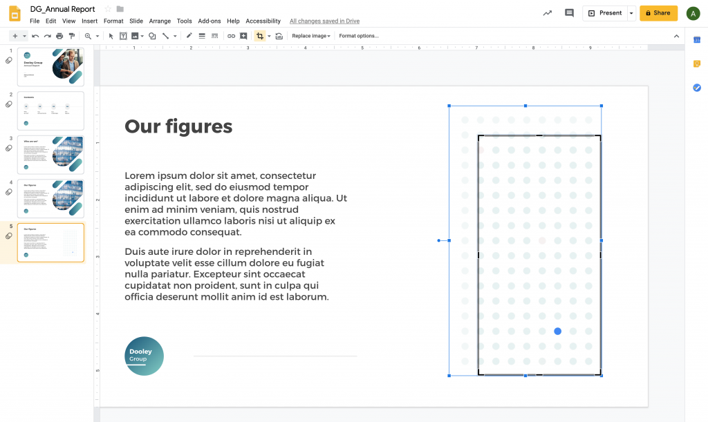 Google Slides features