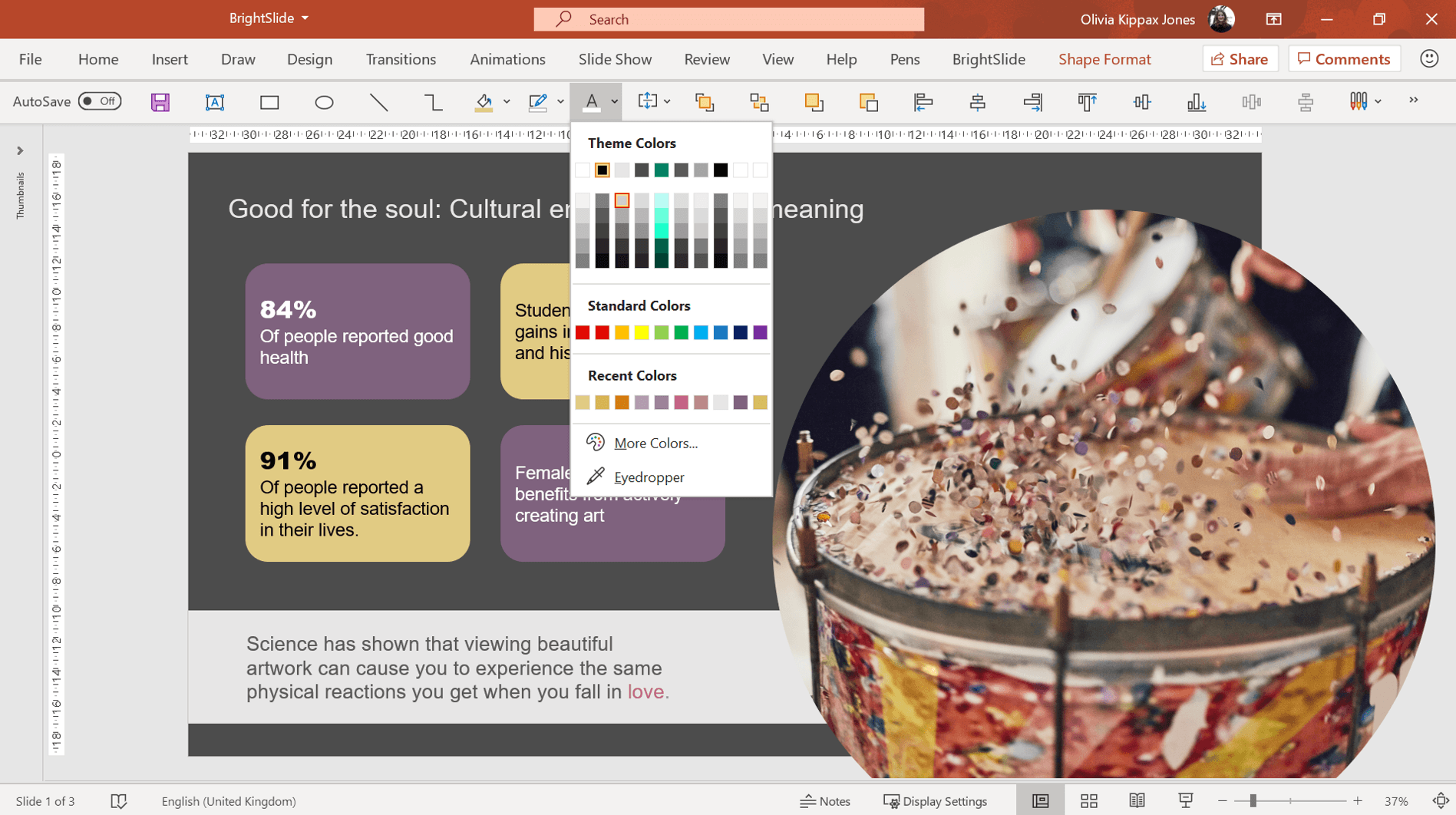 powerpoint presentation color blindness