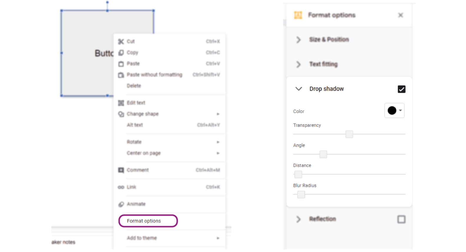 how to manipulate google slides in presentation mode