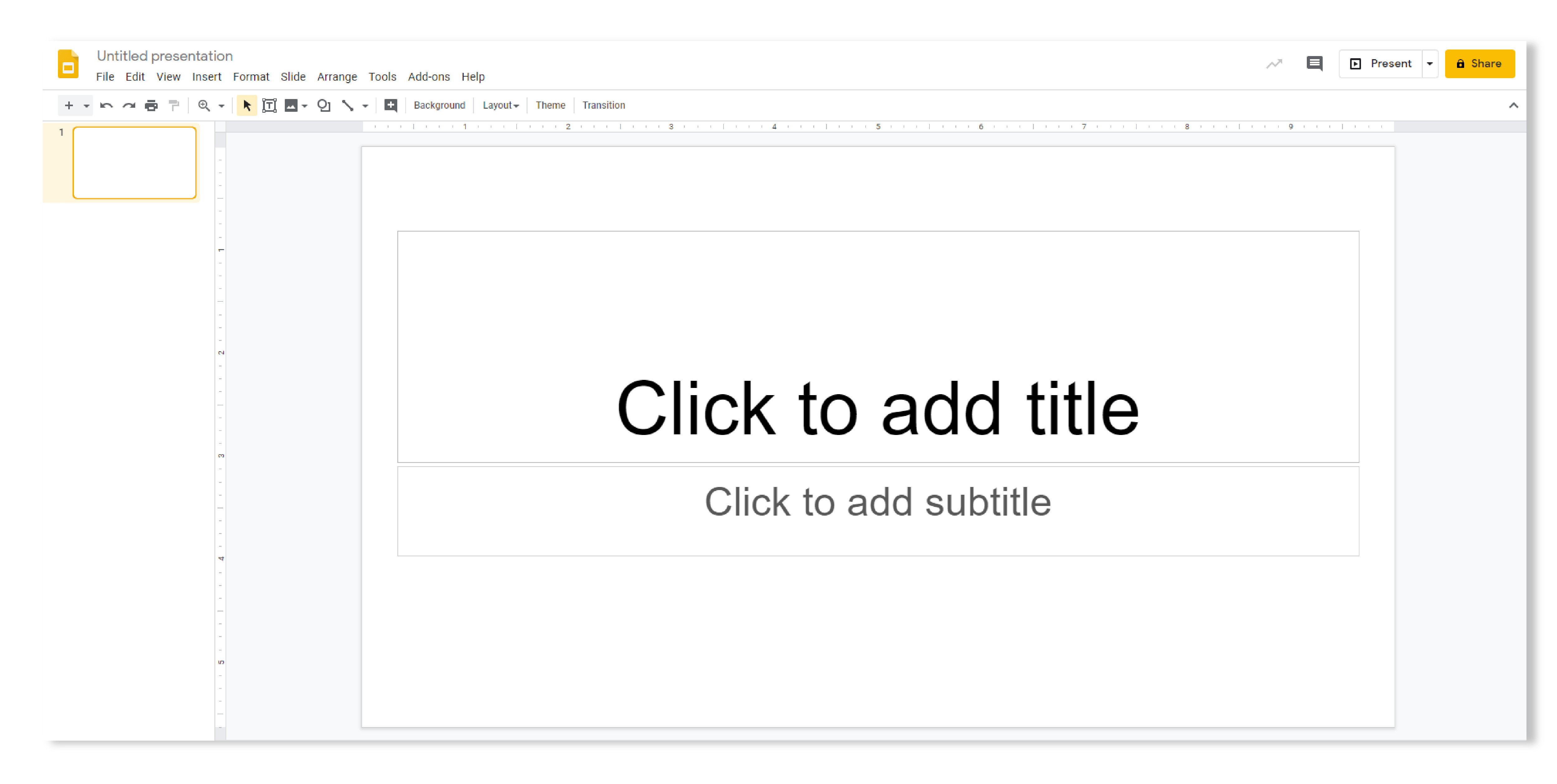 how to make a google presentation interactive