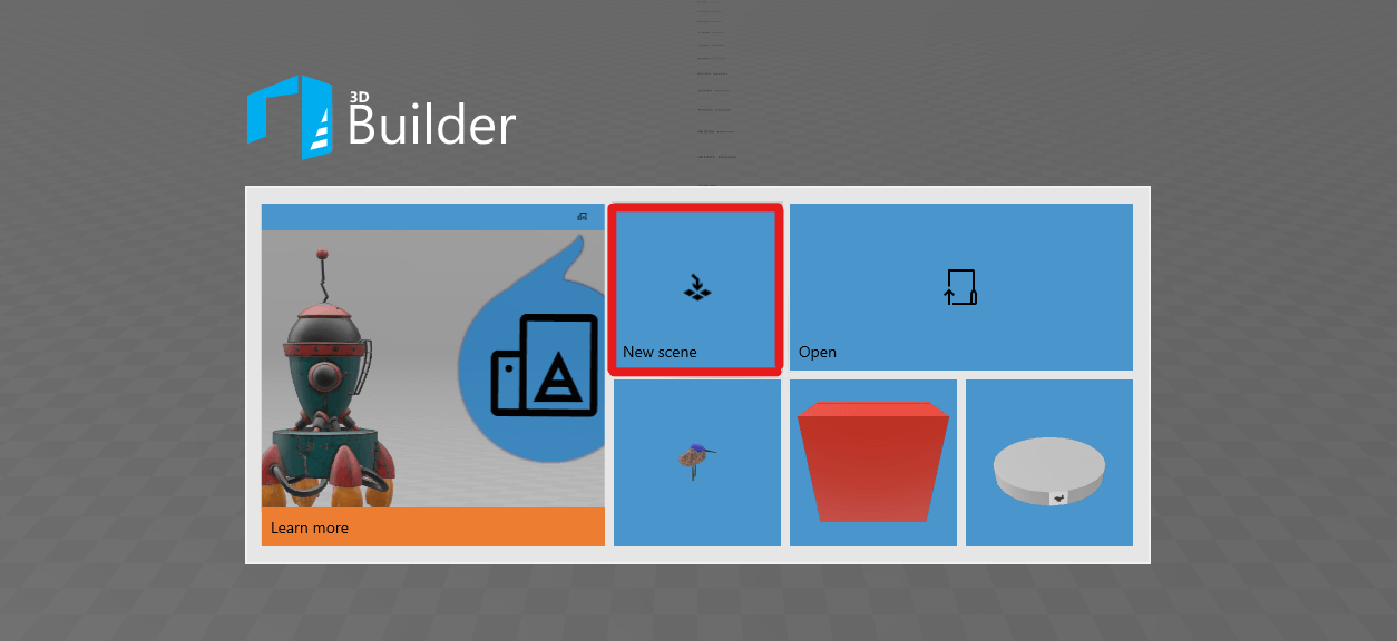 Use 3D Builder to create model