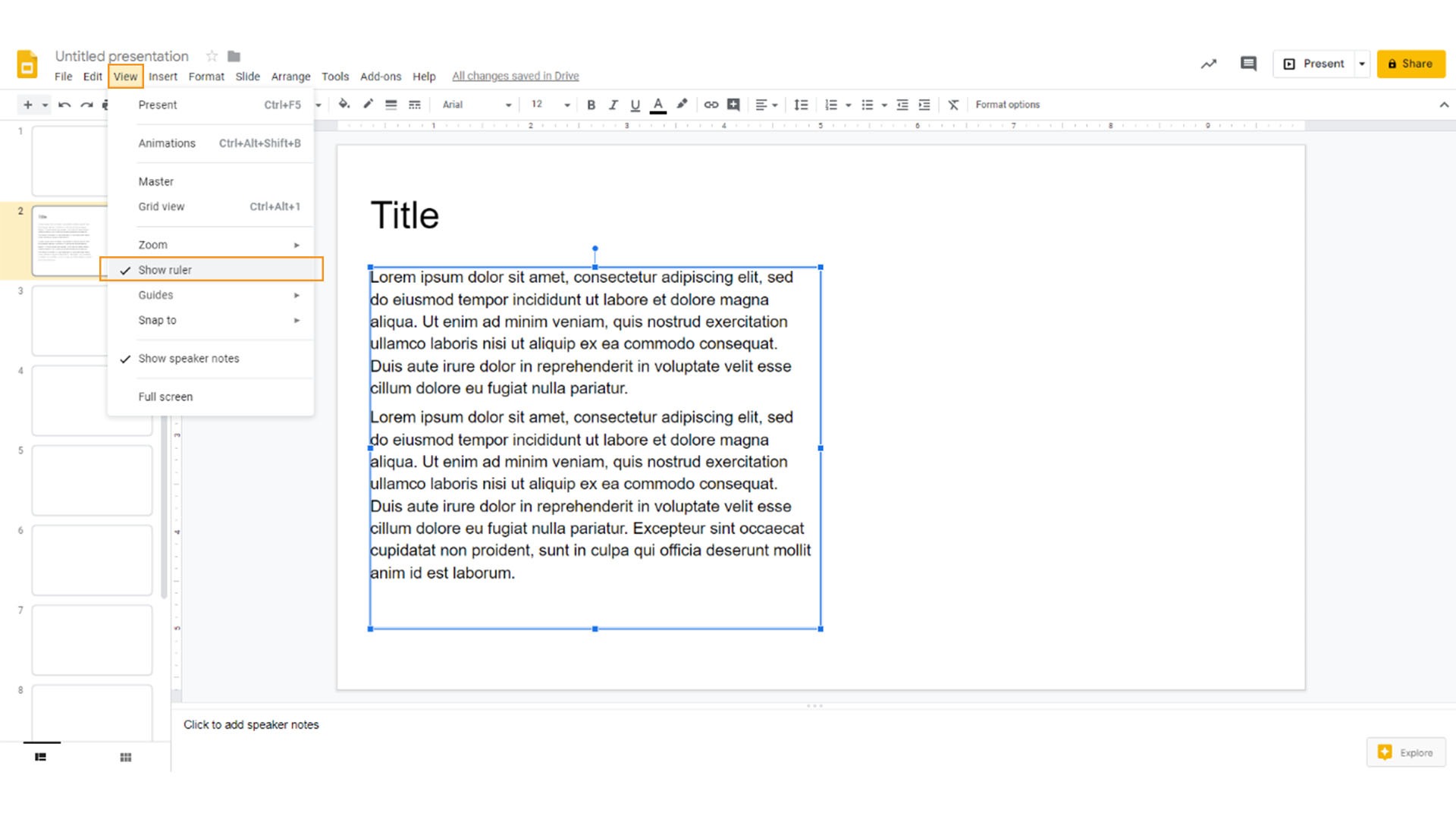 How To Format Text In Google Slides Brightcarbon