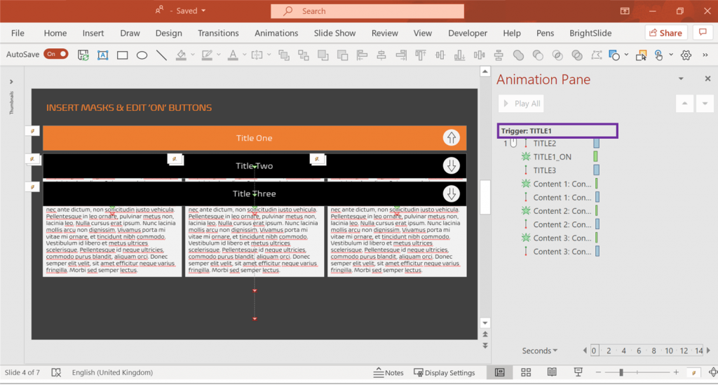 How to create a drop-down menu in PowerPoint | BrightCarbon