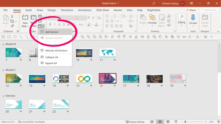 how to insert a slide zoom link in powerpoint
