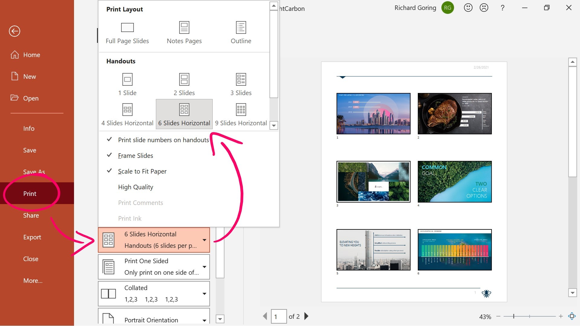 How to multiple slides one page