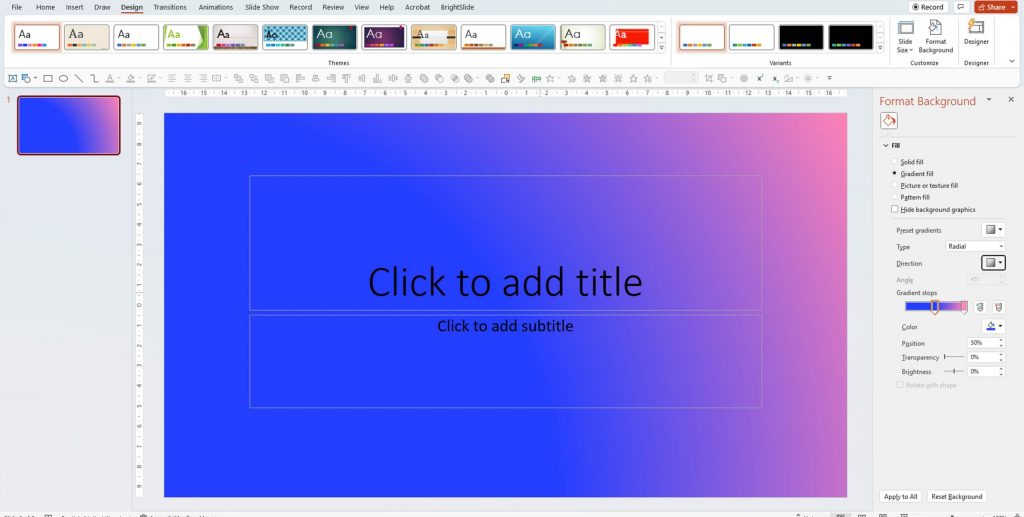 3 ways to create slide backgrounds in PowerPoint | BrightCarbon