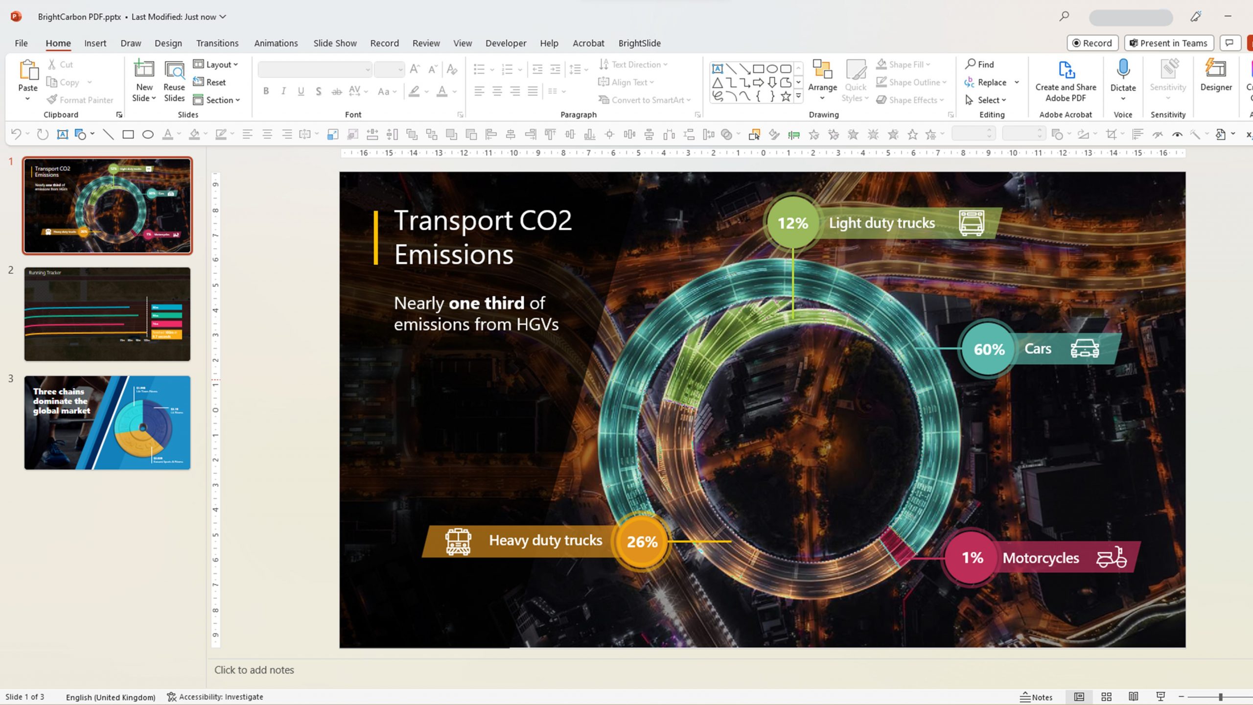 Screenshot of the previous PDF open in PowerPoint