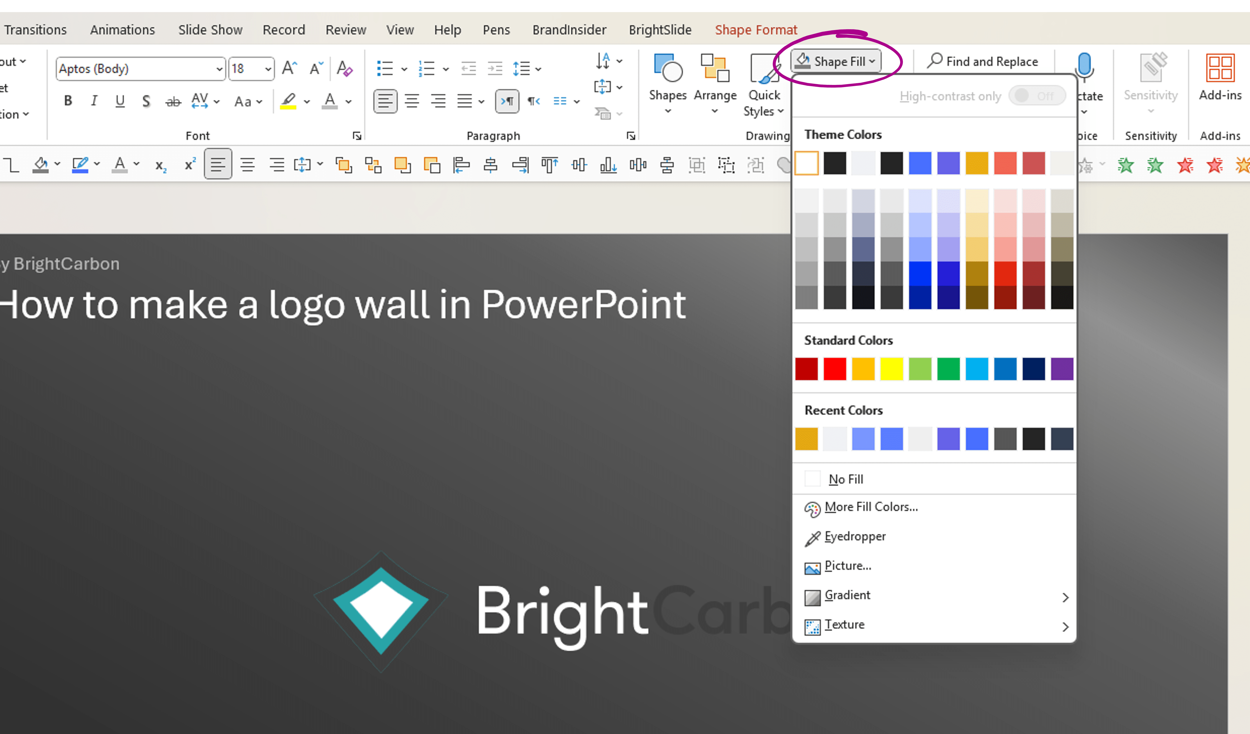 Select svg vector graphic and use fill colour options to change colour