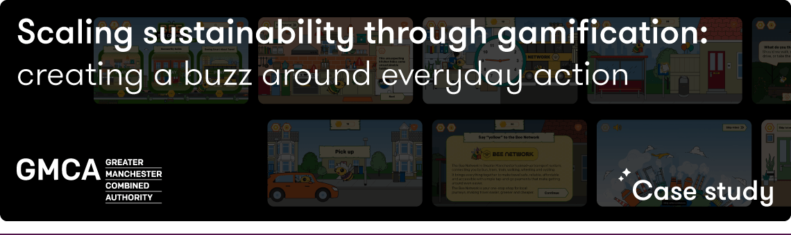 scaling sustainability through gamification: creating a buzz around everyday action