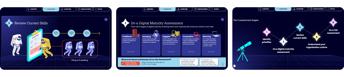 KnowDigital eLearning screenshots