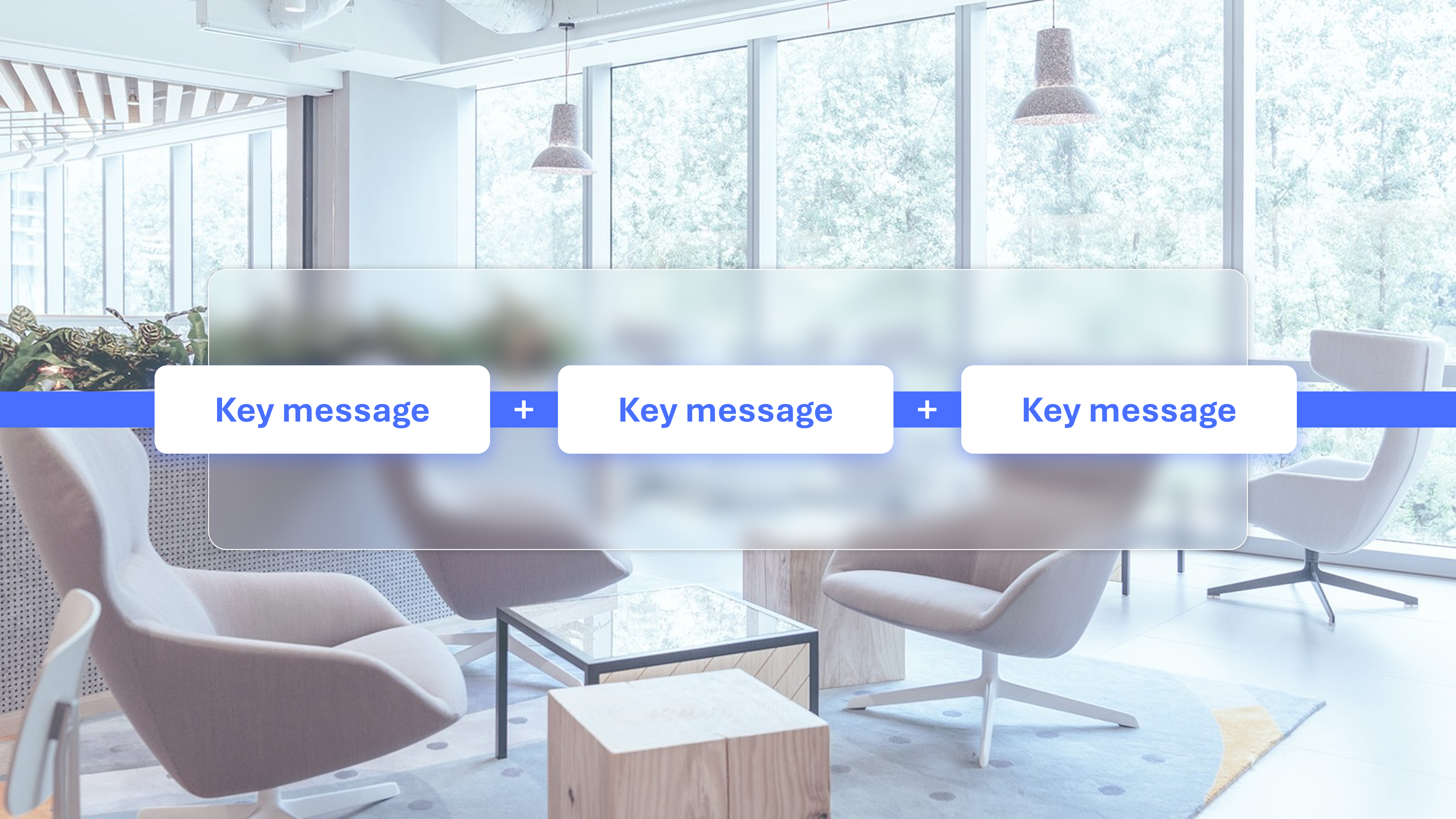 Example of a key message presentation slide
